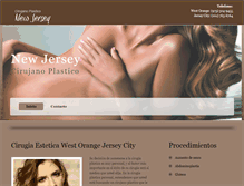 Tablet Screenshot of cirujanoplasticonewjersey.com